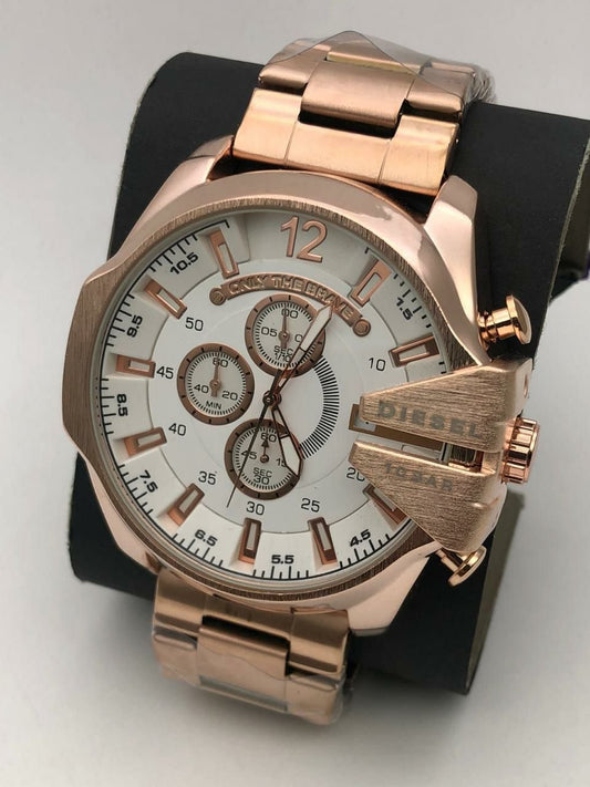 Diesel Watch For Men In Rose Gold