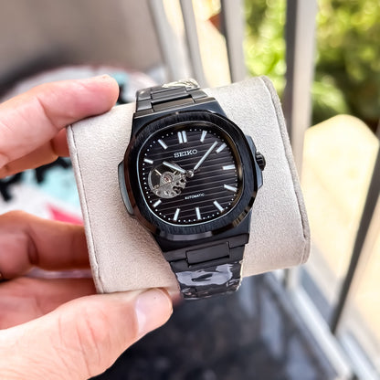 Seiko Automatic Full Black Men's Watch