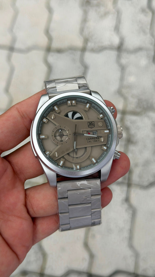 Tag Heuer Grand Carrera CR7 Grey Dial Men's Watch
