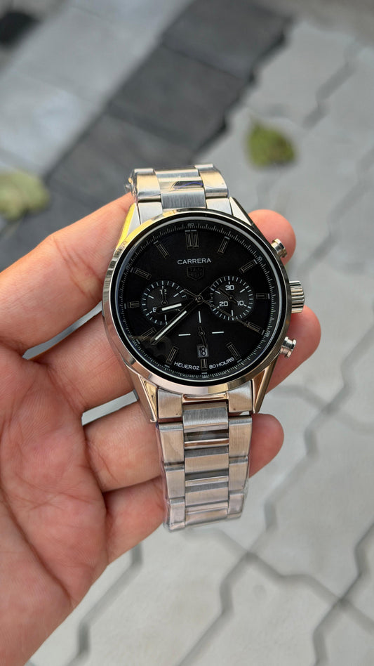 TAG Heuer Carrera Chronograph Black Dial Men's Watch